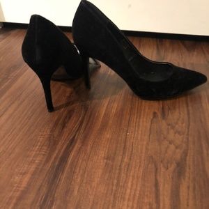 NWT Black Suede Shoes